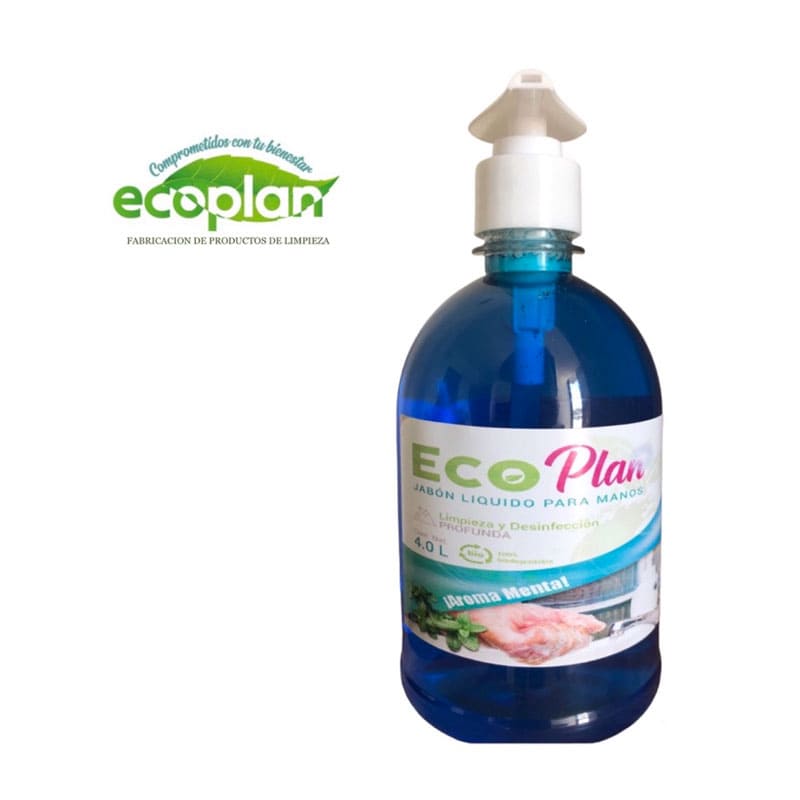 Jabón para cuerpo y manos, aroma menta